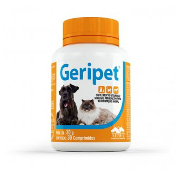 Suplemento Vitamínico Vetnil Geripet - 30 Comprimidos