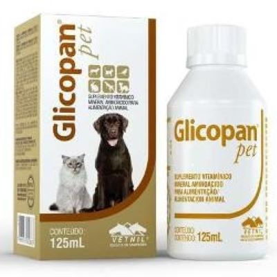 Suplemento Vitaminico Vetnil Glicopan Pet 125ml