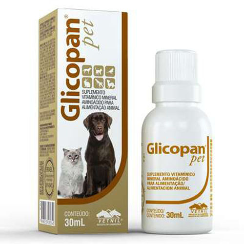 Suplemento Vitamínico Vetnil Glicopan Pet