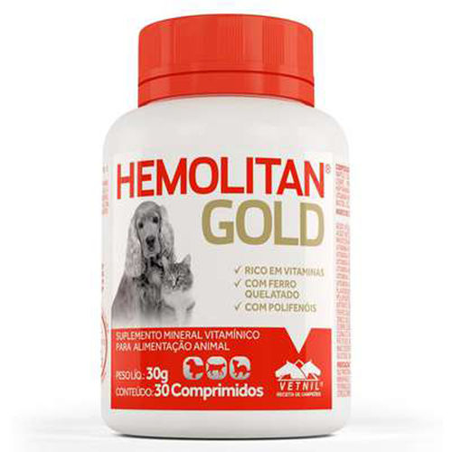 Suplemento Vitamínico Vetnil Hemolitan Gold