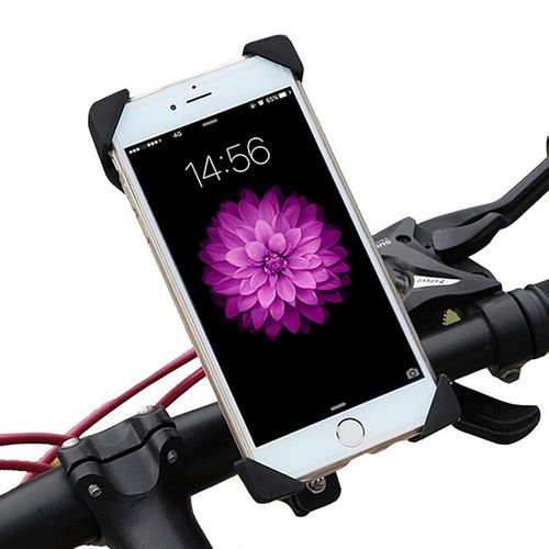 Suporte Bicicleta e Moto 360° de Guidão para Celular Gps - Preto