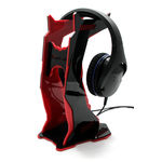 Suporte de Headset Markah Mod Pro Vermelho e Preto