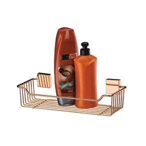 Suporte de Parede para Shampoo - Rosé Gold - Box de Banheiro