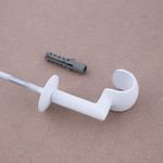 Suporte De Teto Para Varao De Cortina 28mm Branco