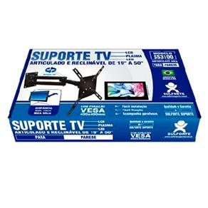 Suporte de TV LCD Plasma LED Universal 19" a 50" SS3100 Sulforte