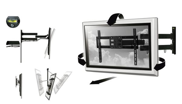 Suporte Inclinável Full Motion Universal para TV LCD/LED/Plasma/3D 32-50 Multilaser - AC261