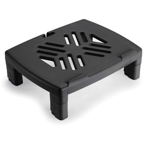 Suporte para Monitor Plastico Preto Waleu