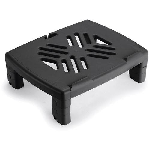 Suporte para Monitor Plastico Preto - Waleu