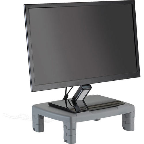 Suporte para Monitor Plastico Preto Waleu