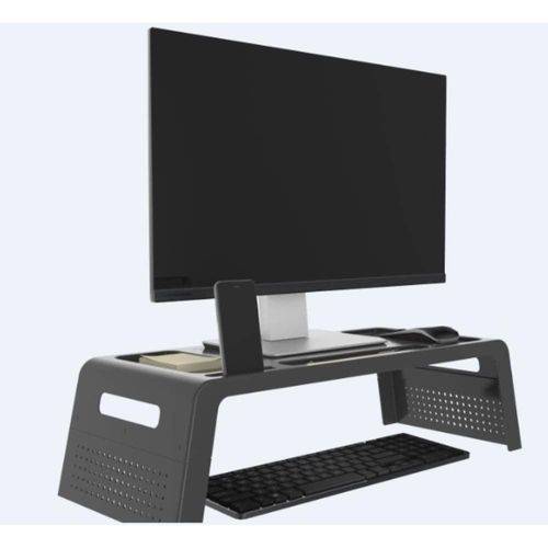 Suporte para Monitor Prime com Divisões Preto Waleu