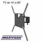 Suporte Para Tv Multivisao Articulado 14 A 56 Stpa600-preto