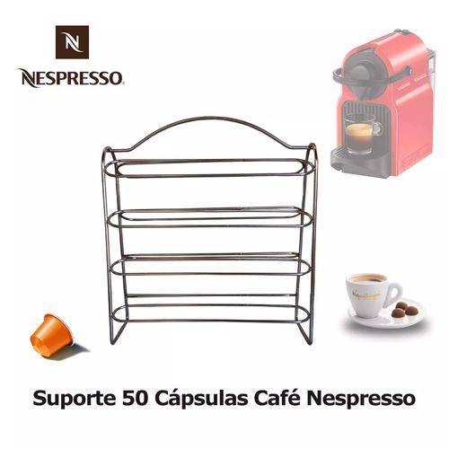 Tudo sobre 'Suporte Porta 40 Cápsulas Cafe Nespresso Bancada Cappuccino'