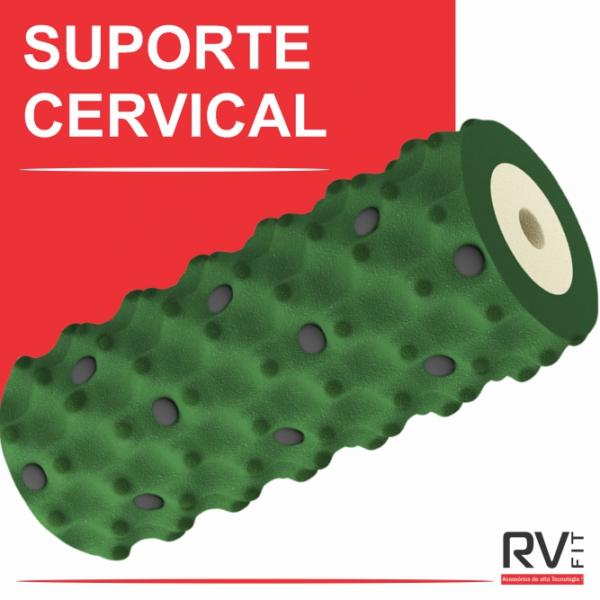 Suporte Rolo Cervical C/ Magnetos - Rvfit