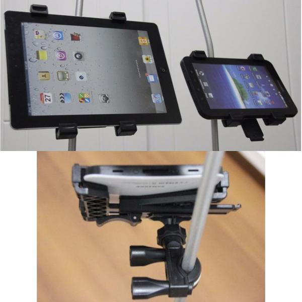 Suporte Tablet para Pedestal de Microfone ou Banco de Carro - Vexbar