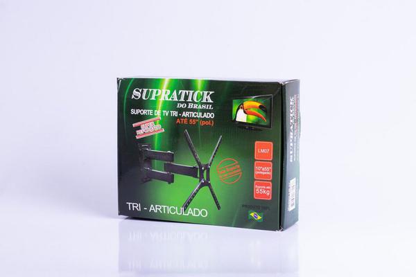 Suporte TV Supratick Tri Articulado 10 a 55 LED LCD Plasma