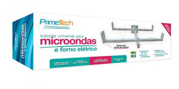 Suporte Universal para Microondas e Forno Elétrico - Branco - Prime Tech - Primetech