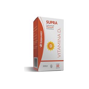 Supra Vitamina D3 200 - 60 Cápsulas
