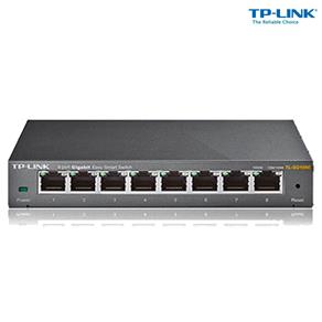 Switch 08 Portas 10/100/1000Mbps Gigabit TL-SG108E - TP-Link