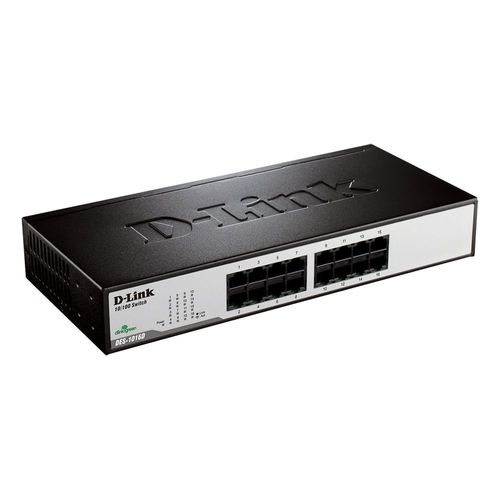 Switch 16 Portas D-Link Dgs-1016D Gigabit 10/100/1000 Mbps
