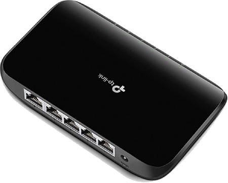 Switch 5 Portas Gigabit de Mesa 10/100/1000 Tl-sg1005d - Tp-link