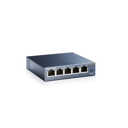 Switch 5 Portas - Gigabit - TP-Link - Grafite - TL-SG105