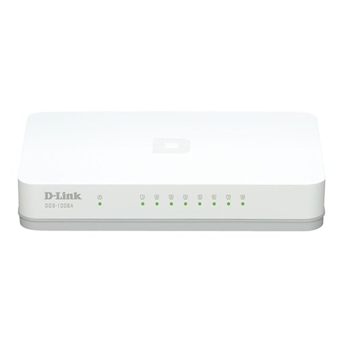 Switch 8 Portas D-Link Dgs-1008A Gigabit 10/ 100/ 1000 Mbps
