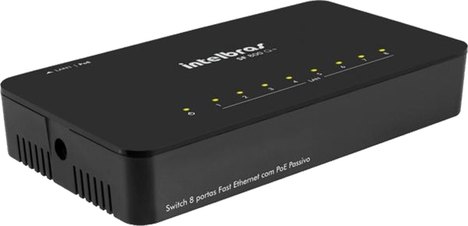 Switch 8 Portas Fast Ethernet com Poe Passivo Sf 800 Q+