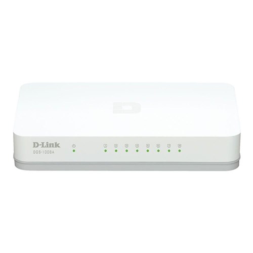 Switch 8 Portas Gigabit 10/ 100/ 1000 Mbps D-Link DGS-1008A