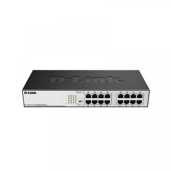 Switch D-Link 16 Portas Gigabit 10/100/1000 Mbps - DGS-1016D