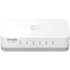 Switch D-Link DES-1005 05 10/100 L2 não Gerenciável (DES-1005C)