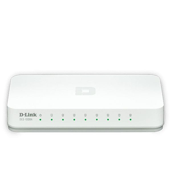 Switch D-LINK Fast-Ethernet 8 Portas - DES-1008C