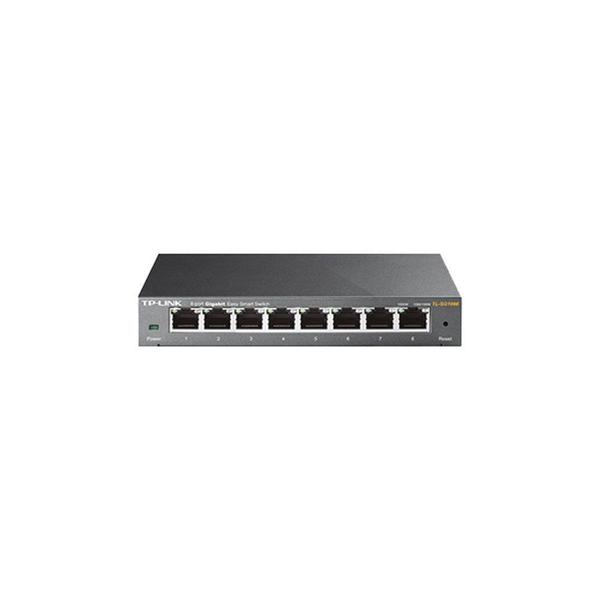 Switch de Mesa 8 Portas Gigabit 10/100/1000mbps Tl-sg108e - Tp-Link