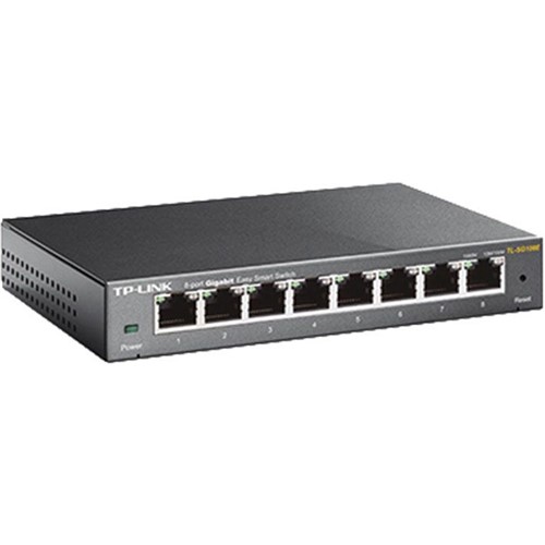 Switch de Mesa 8 Portas Gigabit 10/100/1000Mbps - Tl-Sg108E - Tp-Link