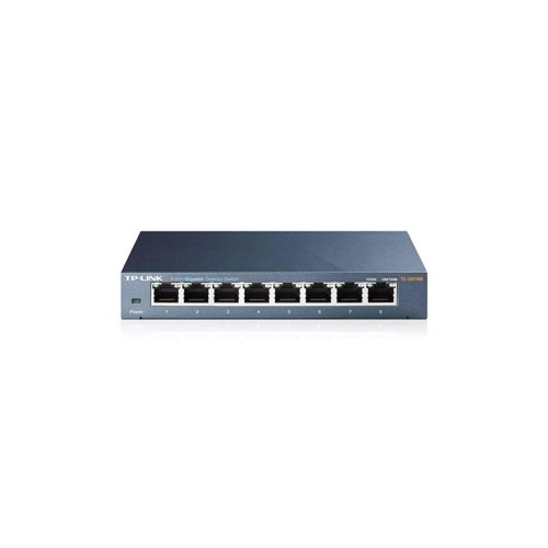 Switch de Mesa Tp-link Tl-sg108 8 Portas 10/100/1000mbps