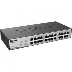 Switch Fast 24 Portas 100Mbps Des-1024D Preto D-Link