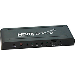 Switch HDMI 5x1 Sumay SM-SW5
