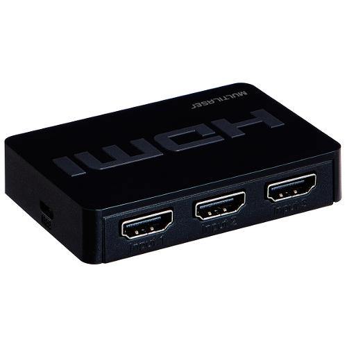 Switch Hdmi 3 Portas 3 em 1 Preto 1,8m Wi290 Multilaser