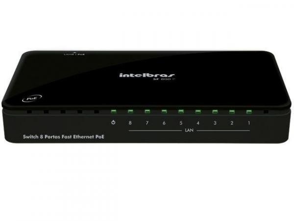 Switch Intelbras SF900Q Poe+ 9 Portas 10/100MBPS FAST ETHERNET - 4760032