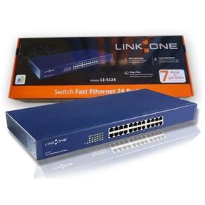 Switch Link-One 24 Portas Fast Ethernet 10/100 Mbps L1-S124
