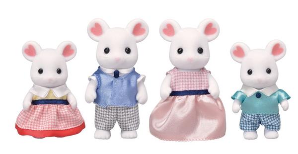 Sylvanian Families Família dos Ratos Mashmallow - Epoch