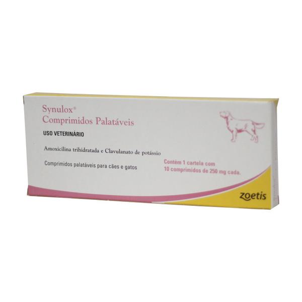 Synulox 250mg C/ 10 Comprimidos - Zoetis