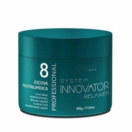 System Innovator Relaxer 8 Itallian Hairtech Escova Nutrilipídica 500g