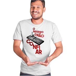 T-shirt Dostoiévski Branca G - BRANCO - G