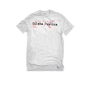 T-shirt Sílaba Poética - BRANCO - G