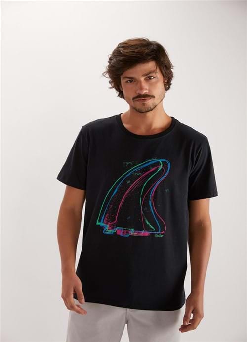 T-shirt Silk Triquilha Preto M
