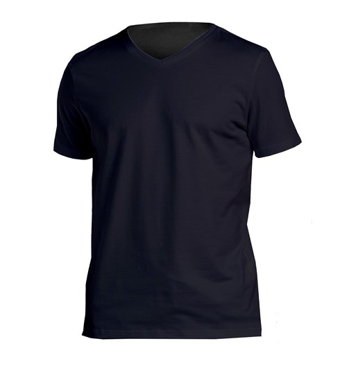 T-Shirt Slim Gola V Preta / M