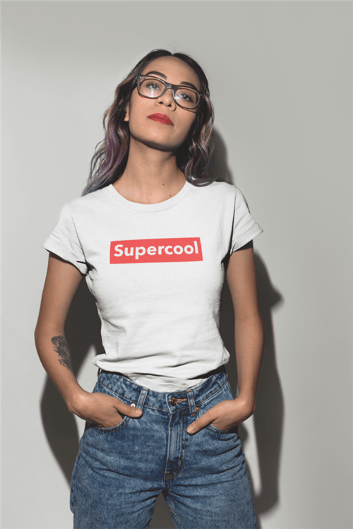 T-Shirt Supercool (Preto, P, Masculino)