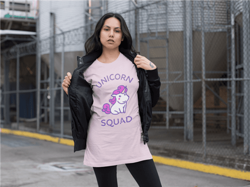 T-Shirt 'unicorn Squad' (Preto, P, Masculino)