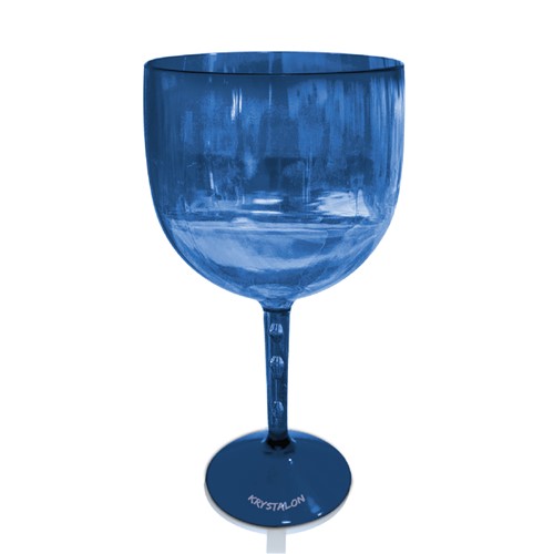 TaÃ§as Gin Azul TranslÃºcido AcrÃ­lico Poliestireno - Azul - Dafiti