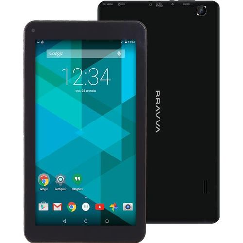 Tablet - 9 Polegas - 8g Quad Core Gps Bluetooth Preto - Bravva